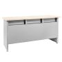 Stół warsztatowy z 15 szufladami Mega-M HANDYMAN S-160 cm G-60 cm H-85 cm grafit kreuj swój biznes z Wyposażenie sklepów i instytucji  - Kreuj swój biznes z 4store.pl