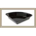 Pojemnik 90°, 26,5x26,5 cm, ćwiartka koła, czarny, z plexi , Amfiteatr 1, Dupont, Plexiline