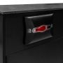 Szafka pod ekspres do kawy tip-on blat slim-line Mega-M L-154 cm G-60 cm H-92 cm czarny kreuj swój biznes z Wyposażenie sklepów i instytucji  - Kreuj swój biznes z 4store.pl