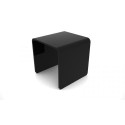 Kaskada (schodek, stopień) 1-poziomowa,step, 200x200x200x5 mm, czarna plexi