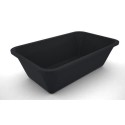 Pojemnik z plexi GN 1/4 80, 265x162x80mm,dark smoke, Dupont