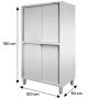Szafa gastronomiczna przelotowa Mega-M 4-drzwiowa 100x50x180 cm stal nierdzewna kreuj swój biznes z Wyposażenie sklepów i instytucji  - Kreuj swój biznes z 4store.pl