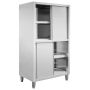 Szafa gastronomiczna przelotowa Mega-M 4-drzwiowa 100x50x180 cm stal nierdzewna kreuj swój biznes z Wyposażenie sklepów i instytucji  - Kreuj swój biznes z 4store.pl