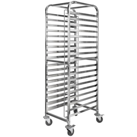 Wózek regał mobilny gastronomiczny na tace Mega-M 62x47x174 cm stal nierdzewna kreuj swój biznes z Wyposażenie sklepów i instytucji  - Kreuj swój biznes z 4store.pl