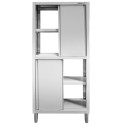 Szafa gastronomiczna przelotowa Mega-M 4-drzwiowa 80x60x200 cm stal nierdzewna