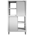 Szafa gastronomiczna przelotowa Mega-M 4-drzwiowa 100x60x200 cm stal nierdzewna