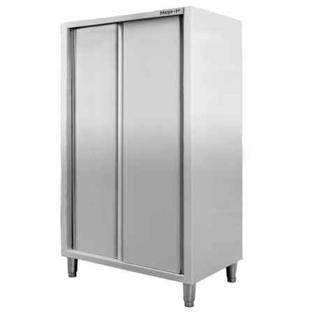 Szafa gastronomiczna Mega-M 2-drzwiowa 100x60x180 cm stal nierdzewna kreuj swój biznes z Wyposażenie sklepów i instytucji  - Kreuj swój biznes z 4store.pl