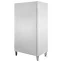 Szafa gastronomiczna Mega-M 2-drzwiowa 100x60x200 cm - widok z boku i tyłu na nóżki