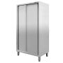 Szafa gastronomiczna przelotowa Mega-M 2-drzwiowa 80x60x180 cm stal nierdzewna kreuj swój biznes z Wyposażenie sklepów i instytucji  - Kreuj swój biznes z 4store.pl