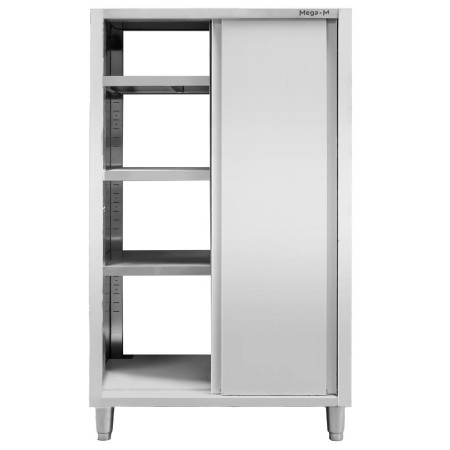 Szafa gastronomiczna przelotowa Mega-M 2-drzwiowa 100x60x180 cm stal nierdzewna kreuj swój biznes z Wyposażenie sklepów i instytucji  - Kreuj swój biznes z 4store.pl