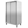 Szafa gastronomiczna przelotowa Mega-M 2-drzwiowa 100x60x180 cm stal nierdzewna kreuj swój biznes z Wyposażenie sklepów i instytucji  - Kreuj swój biznes z 4store.pl
