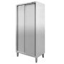 Szafa gastronomiczna przelotowa Mega-M 2-drzwiowa 80x50x200 cm stal nierdzewna kreuj swój biznes z Wyposażenie sklepów i instytucji  - Kreuj swój biznes z 4store.pl