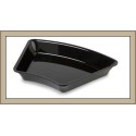 Pojemnik 45°, 26,5x26,5x5 cm, narożnik, dark smoke, z plexi, Amfiteatr 1, Dupont, Plexiline