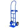 Rozkładany wózek transportowy 2w1 magazynowy młynarka taczkowy Mega-M 250kg niebieski kreuj swój biznes z Wyposażenie sklepów i instytucji  - Kreuj swój biznes z 4store.pl