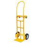 Rozkładany wózek transportowy 2w1 magazynowy młynarka taczkowy Mega-M 250kg żółty kreuj swój biznes z Wyposażenie sklepów i instytucji  - Kreuj swój biznes z 4store.pl