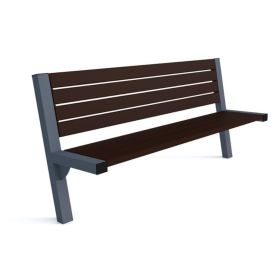 Ławka z oparciem Czapla II