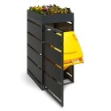 Zabudowa kosza Cuba z kwietnikiem 120 l