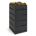 Zabudowa kosza Cuba z kwietnikiem 120 l
