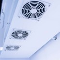 Witryna chłodnicza Mega-M RICO S120 - wentylatory na suficie wnętrza komory