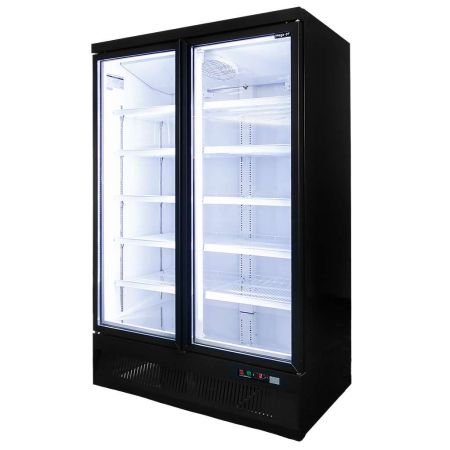 Witryna chłodnicza 2-drzwiowa 1081L Mega-M DIEGO i125 oświetlenie LED kreuj swój biznes z Wyposażenie sklepów i instytucji  - Kreuj swój biznes z 4store.pl