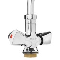 Bateria umywalkowa Mega-M 25,4 cm - korpus z pokrętłami i przyłączem