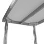 Stół gastronomiczny ze stali nierdzewnej mobilny z półką Mega-M X STANDARD 80x60x85 cm kreuj swój biznes z Wyposażenie sklepów i instytucji  - Kreuj swój biznes z 4store.pl