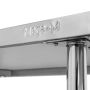 Stół gastronomiczny ze stali nierdzewnej mobilny z półką Mega-M X STANDARD 100x60x85 cm kreuj swój biznes z Wyposażenie sklepów i instytucji  - Kreuj swój biznes z 4store.pl