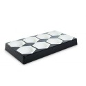 Podstawka Hexa Holder 8 x 1,5L - widok z góry z ośmioma białymi miskami