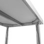 Stół gastronomiczny ze stali nierdzewnej centralny z półką Mega-M X STANDARD 100x60x85 cm kreuj swój biznes z Wyposażenie sklepów i instytucji  - Kreuj swój biznes z 4store.pl