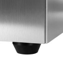 Pakowarka próżniowa Mega-M D40/1cm - czarna stopa przy rogu obudowy ze stali