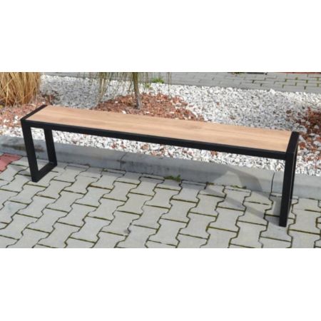 Ławka parkowa bez oparcia Lawenda HPL kreuj swój biznes z Wyposażenie sklepów i instytucji  - Kreuj swój biznes z 4store.pl