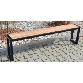 Ławka miejska bez oparcia Lilia HPL