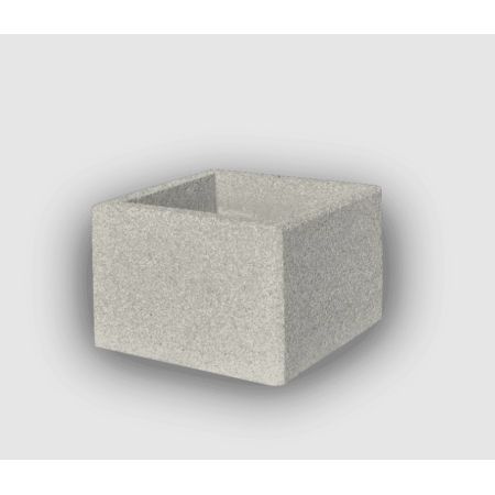 Donica kwadratowa 50x50x35 Betonita 212 kreuj swój biznes z Wyposażenie sklepów i instytucji  - Kreuj swój biznes z 4store.pl