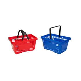 Koszyk zakupowy,plastikowy 20L, różne kolory Damix Koszyki ręczne i na kółkach - 4store.pl