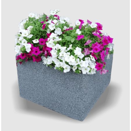 Donica kwadratowa 75x75x50 Betonita 147 kreuj swój biznes z Wyposażenie sklepów i instytucji  - Kreuj swój biznes z 4store.pl