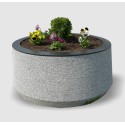 Donica okrągła 108x48 Betonita 87