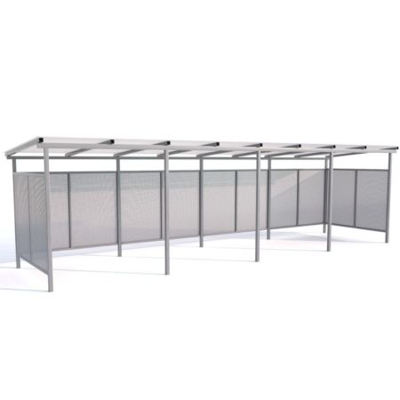 Wiata rowerowa Zorza IV zabudowana na 20 rowerów / 840cm kreuj swój biznes z Wyposażenie sklepów i instytucji  - Kreuj swój biznes z 4store.pl
