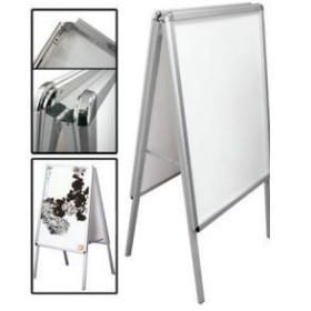 Potykacz A0 tablica reklamowa, dwustronna, profil aluminiowy o szerokości 25 mm Kon-Plast Tablice i gabloty - 4store.pl