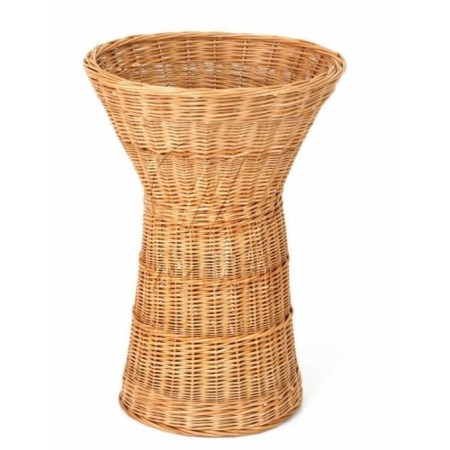 Kosz ekspozycyjny mały fi 55 cm, wysokość  80 cm, wiklinowy, promocyjny Krajowy Skrzynki wiklinowe - 4store.pl