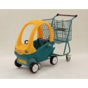 Wózek sklepowy dziecięcy, samochodzik dziecięcy KID-CAR 110 S z siedziskiem