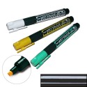 Markery kredowe PENTEL, końcówka ścięta 4,3 mm, tusz permanentny