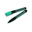Marker kredowy Pentel 4,3 mm - dwa zielone markery, jeden z zdjętą nakrętką