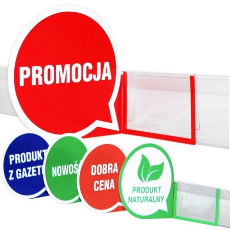 Stopery reklamowe, regałowe KOŁO Krajowy Cenówki, stopery - 4store.pl