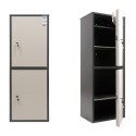 Szafa aktowa o podwyższonym poziomie bezpieczeństwa,metalowa, sejf biurowy  SL 125/2T Krajowy Szafy aktowe - 4store.pl