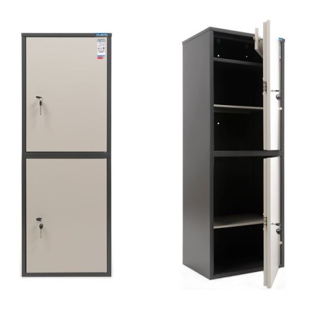 Szafa aktowa o podwyższonym poziomie bezpieczeństwa,metalowa, sejf biurowy  SL 125/2T Krajowy Szafy aktowe - 4store.pl