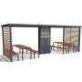 Wiata rowerowa Velo I XL MOR - 4store.pl