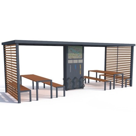 Wiata rowerowa Velo I XL MOR - 4store.pl