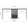 Wiata rowerowa Velo I XL MOR - 4store.pl