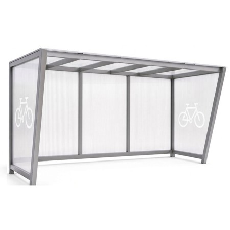 Wiata rowerowa SORA na 10 rowerów 420 cm | 4store.pl