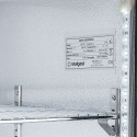 Szafa chłodnicza 500 l drzwi przesuwane - tabliczka znamionowa, półka i oświetlenie LED wewnątrz